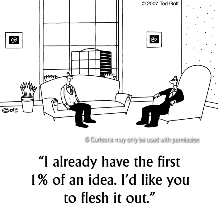 Cartoon about management