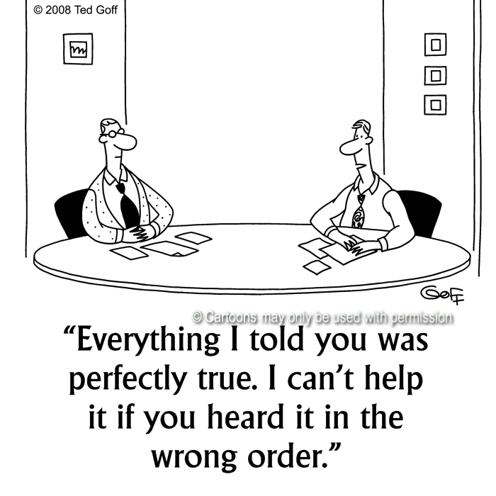 Cartoon about management