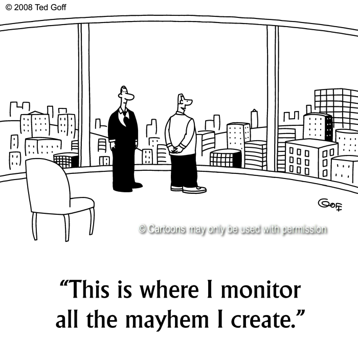 Cartoon about management