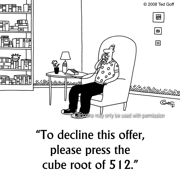 Cartoon about telephone