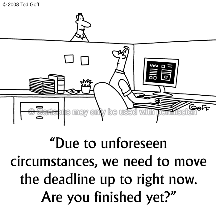 Cartoon about management