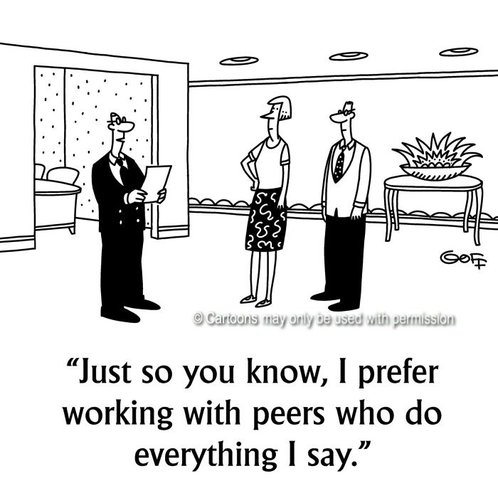Cartoon about management