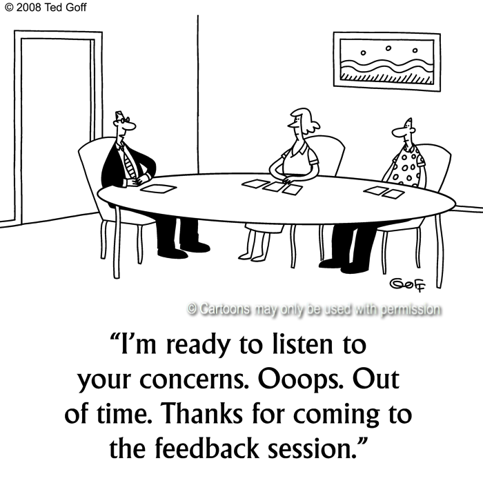 Cartoon about management