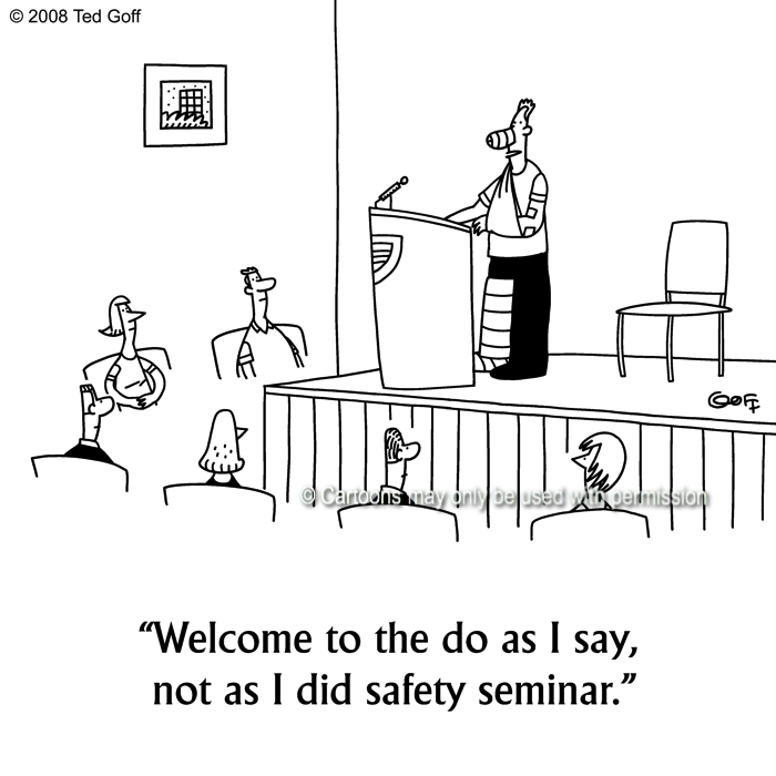 Cartoon about safety