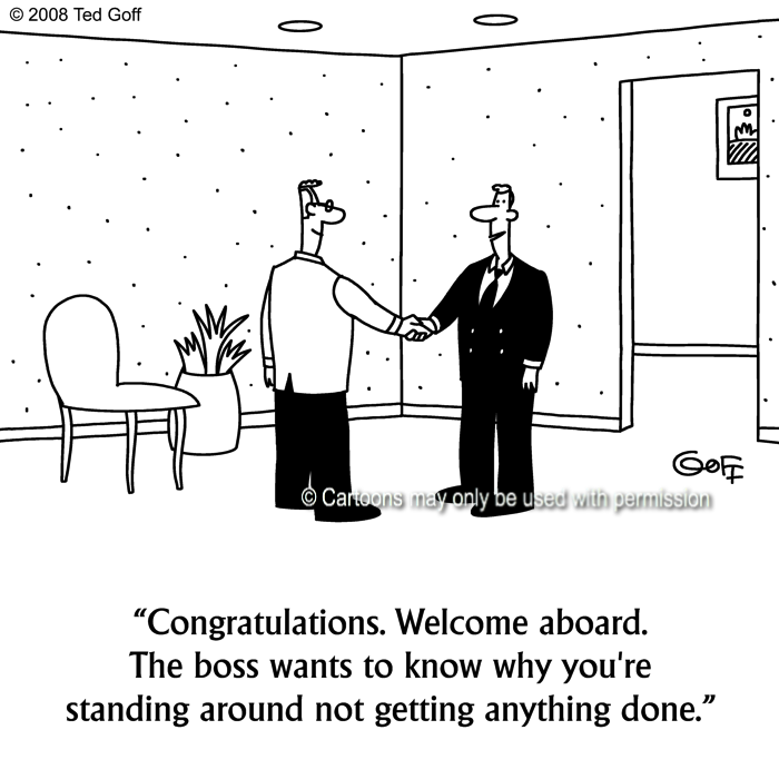 Cartoon about office