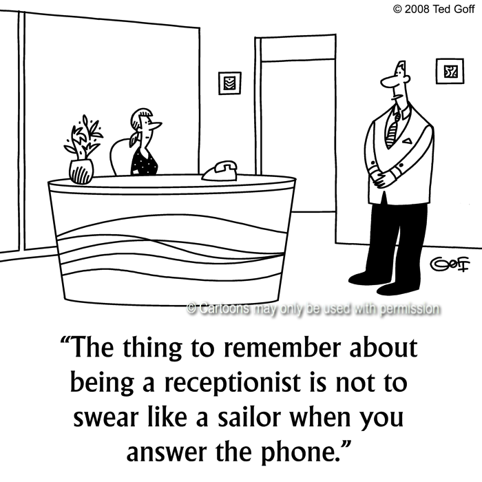Cartoon about office