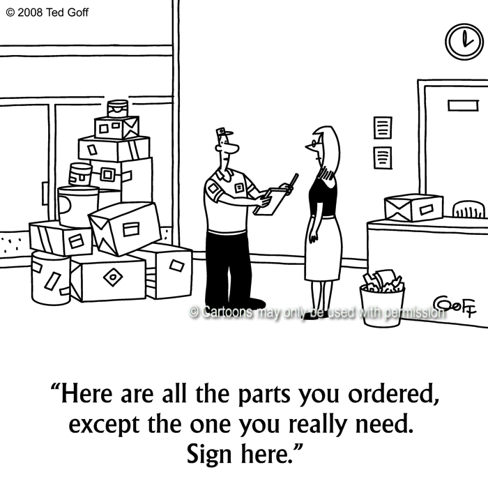 Cartoon about office