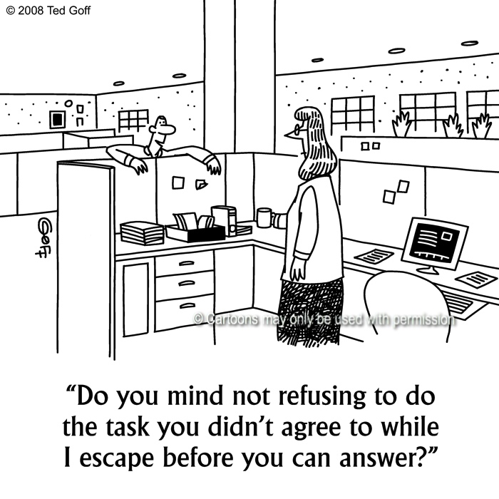 Cartoon about office