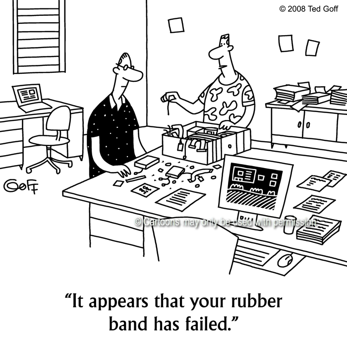 Cartoon about computer