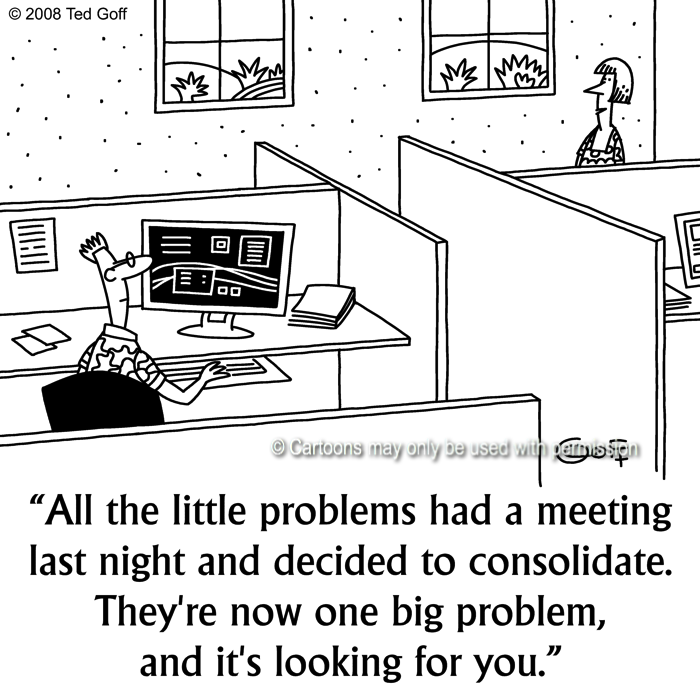 Cartoon about office