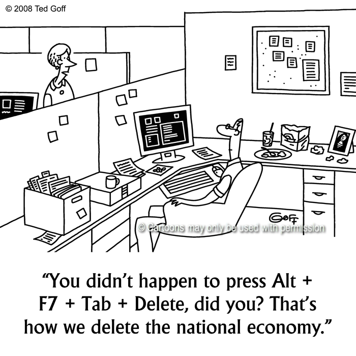 Cartoon about computer