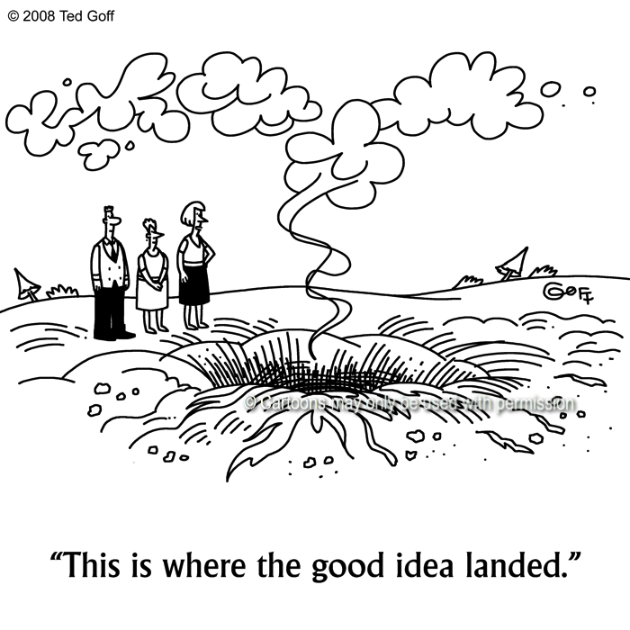 Cartoon about management