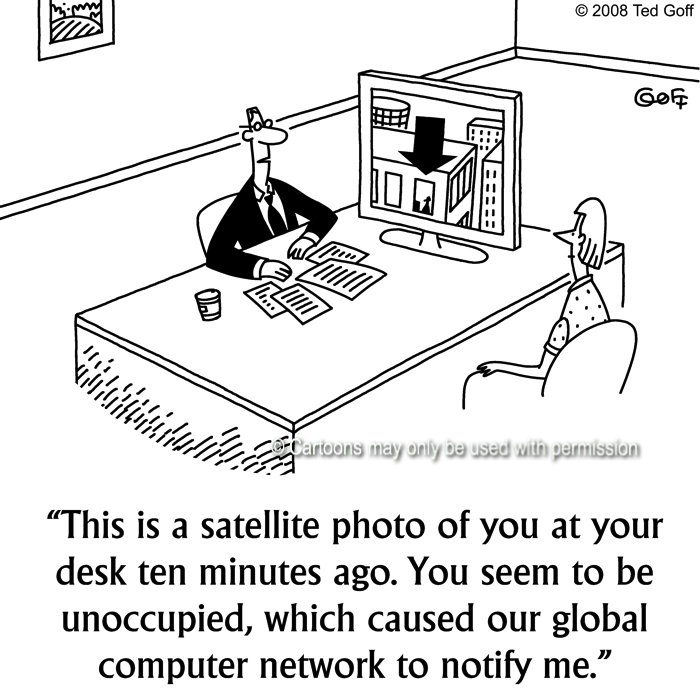 Cartoon about management