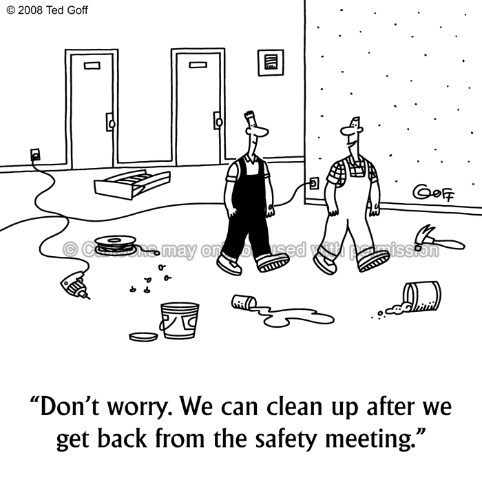 Cartoon about safety