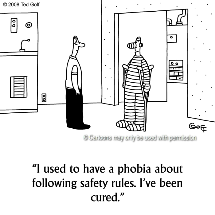 Cartoon about safety