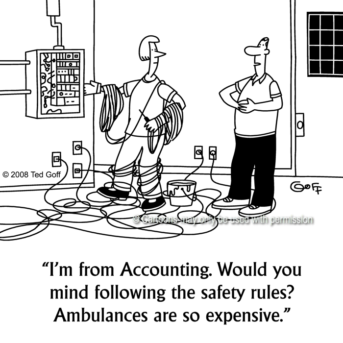 Cartoon about safety