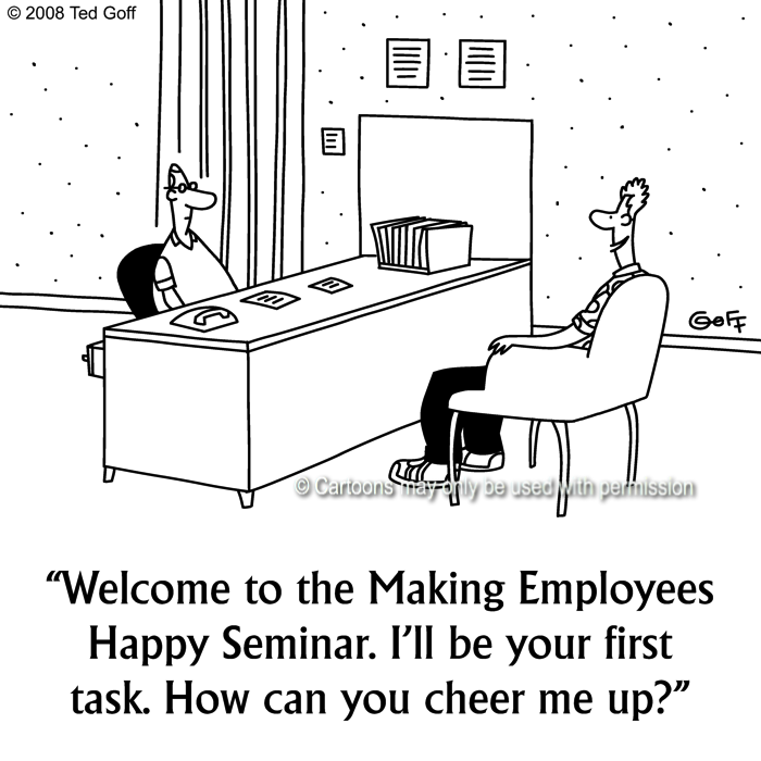 Cartoon about management