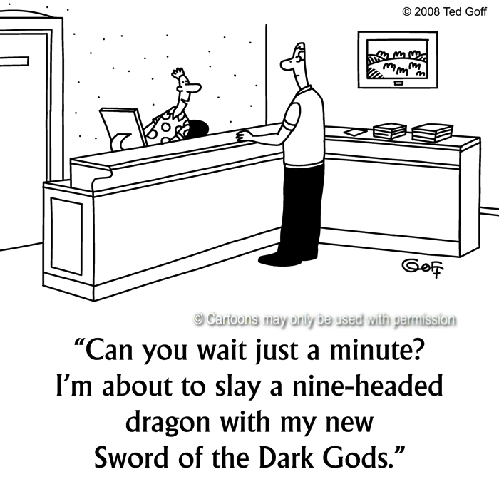 Cartoon about office