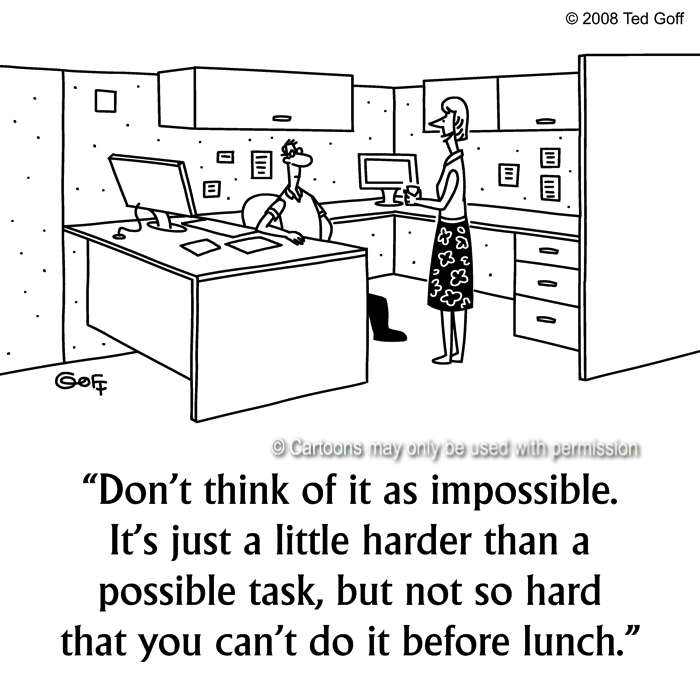 Cartoon about management