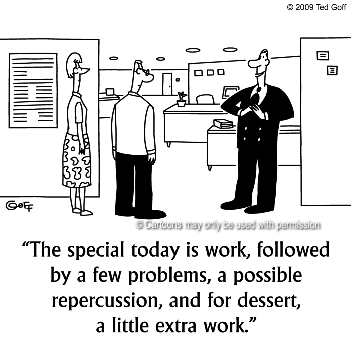 Cartoon about management