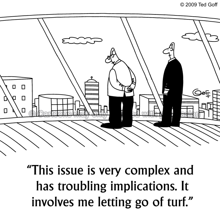 Cartoon about management