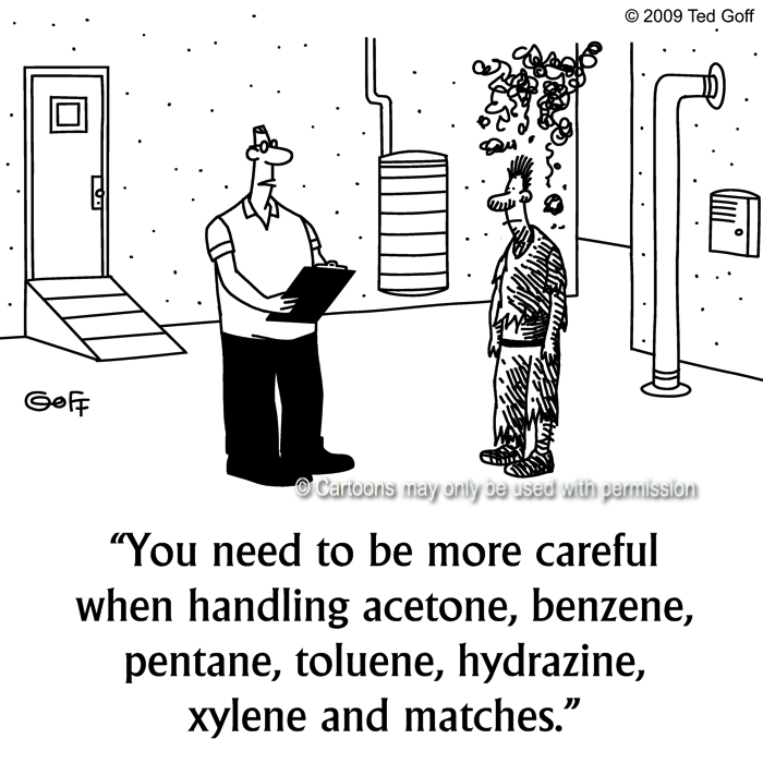 Cartoon about safety