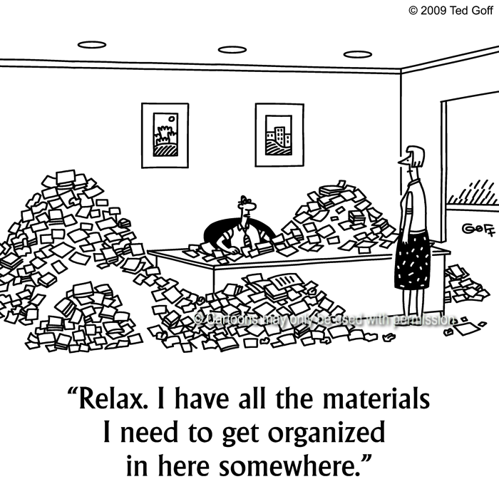 Cartoon about office