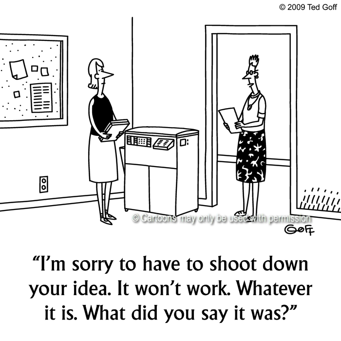 Cartoon about management