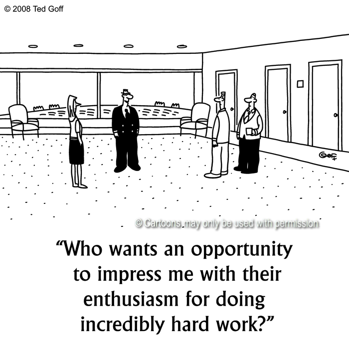 Cartoon about management