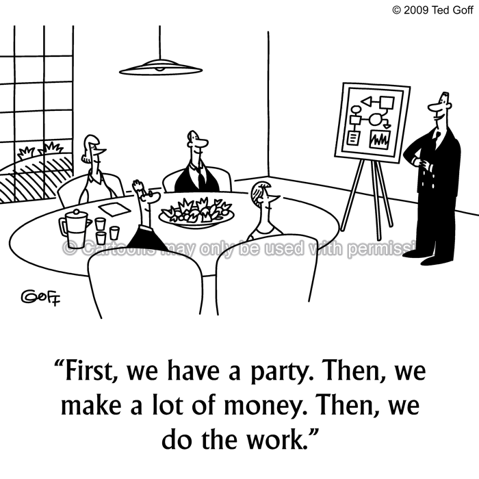 Cartoon about management