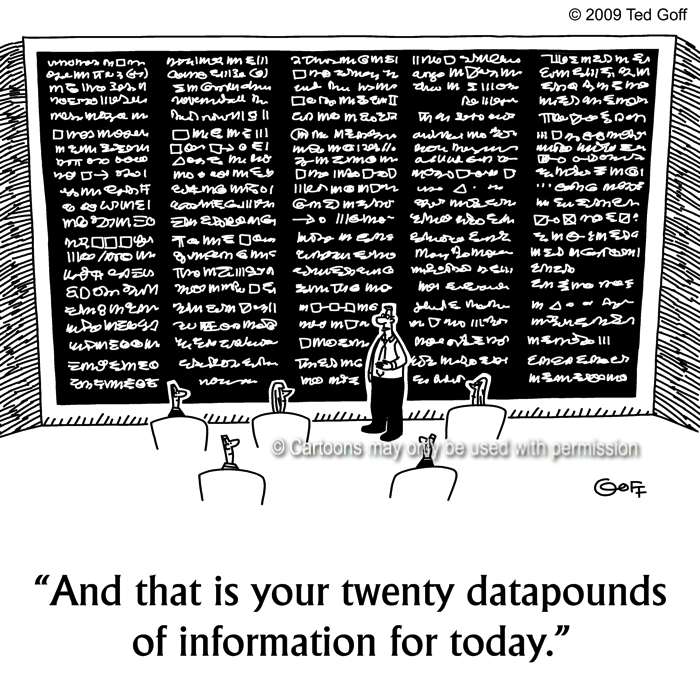 Cartoon about computer