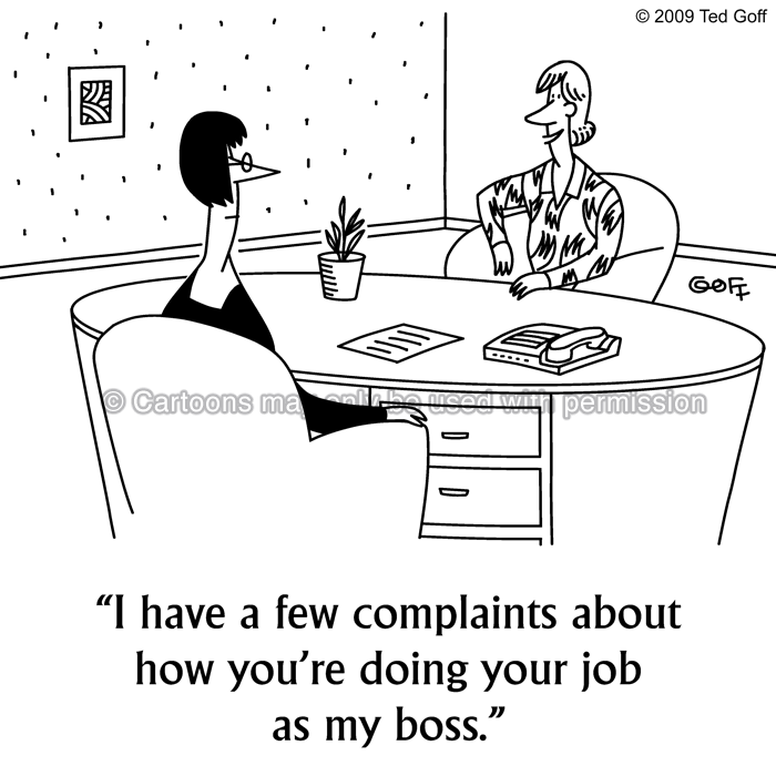 Cartoon about office