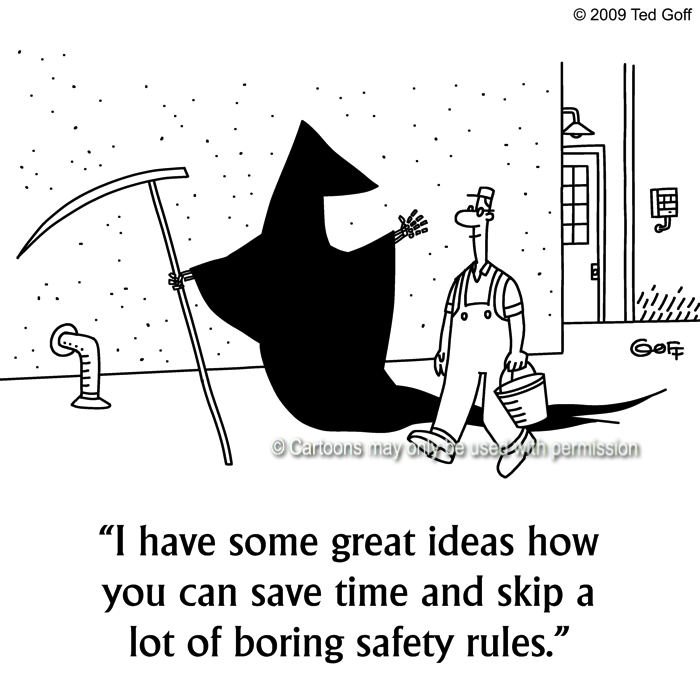 Cartoon about safety
