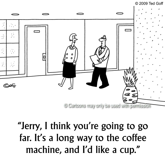 Cartoon about office