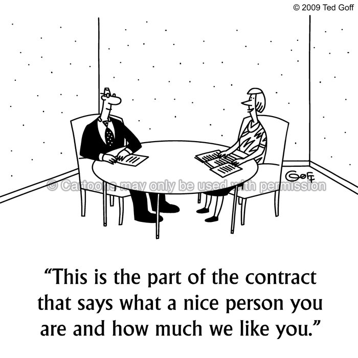 Cartoon about office