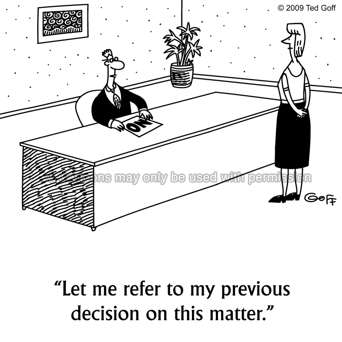 Cartoon about management