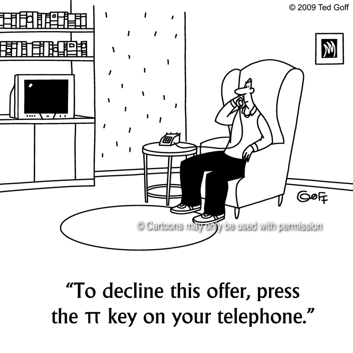 Cartoon about telephone