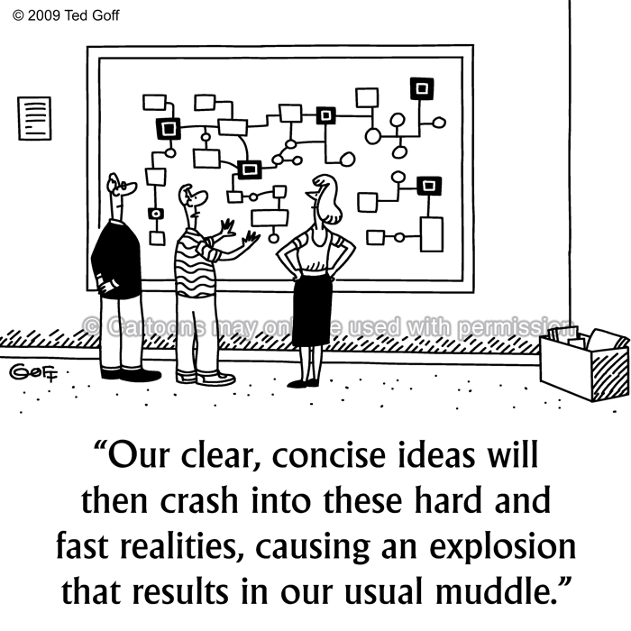 Cartoon about management