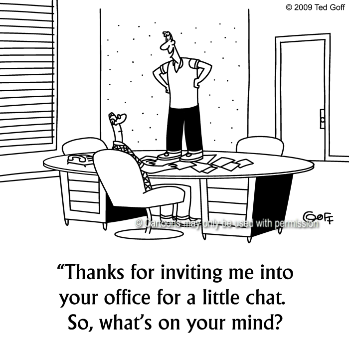 Cartoon about management