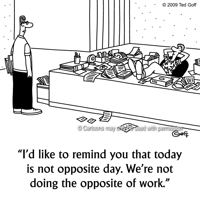 Cartoon about management