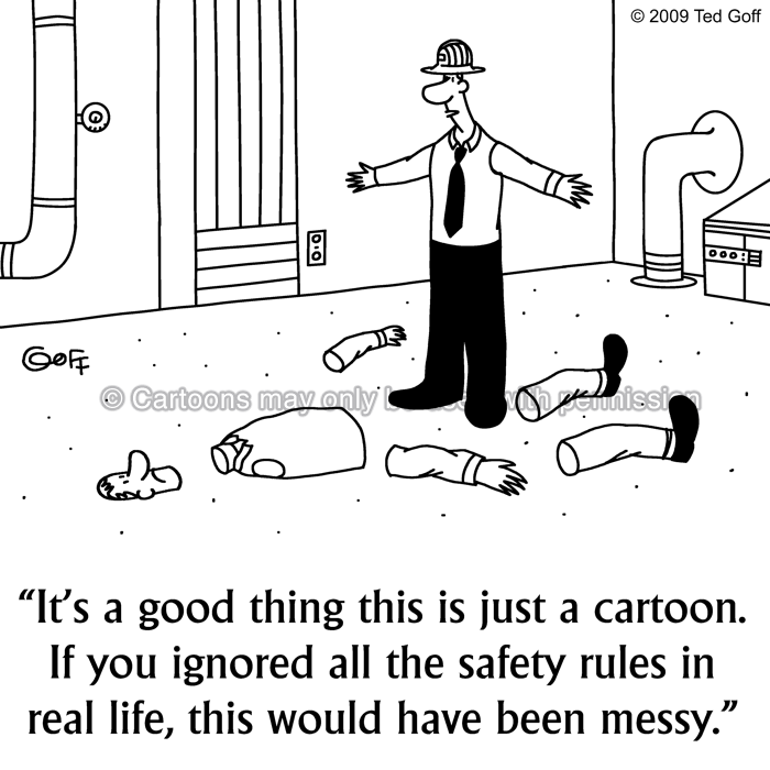 Cartoon about safety