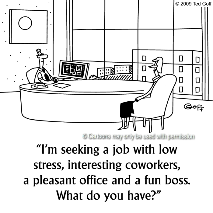 Cartoon about office