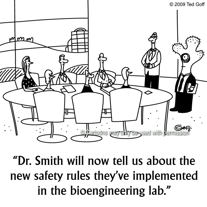 Cartoon about safety