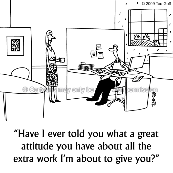 Cartoon about management