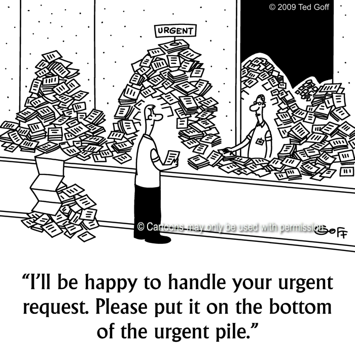 Cartoon about office