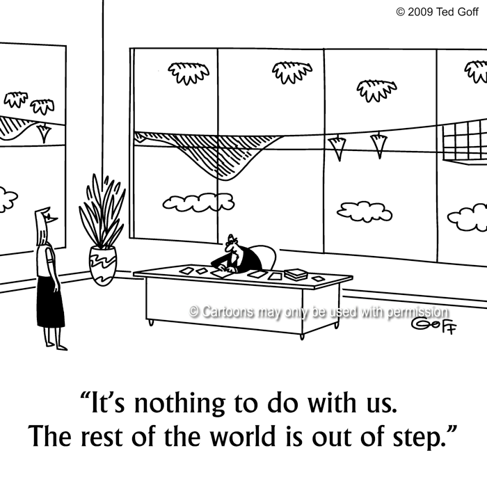 Cartoon about general