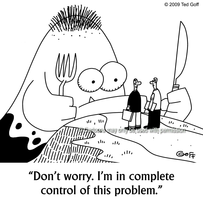 Cartoon about general