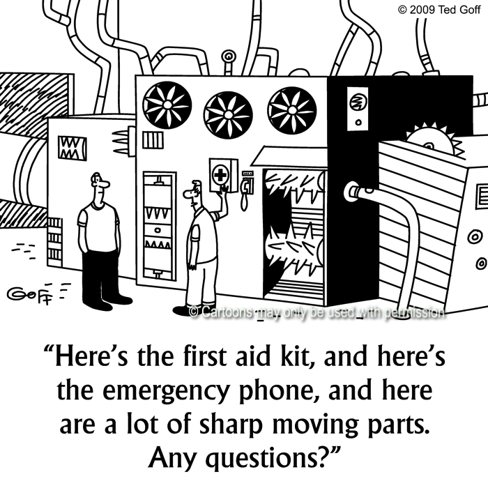 Cartoon about safety