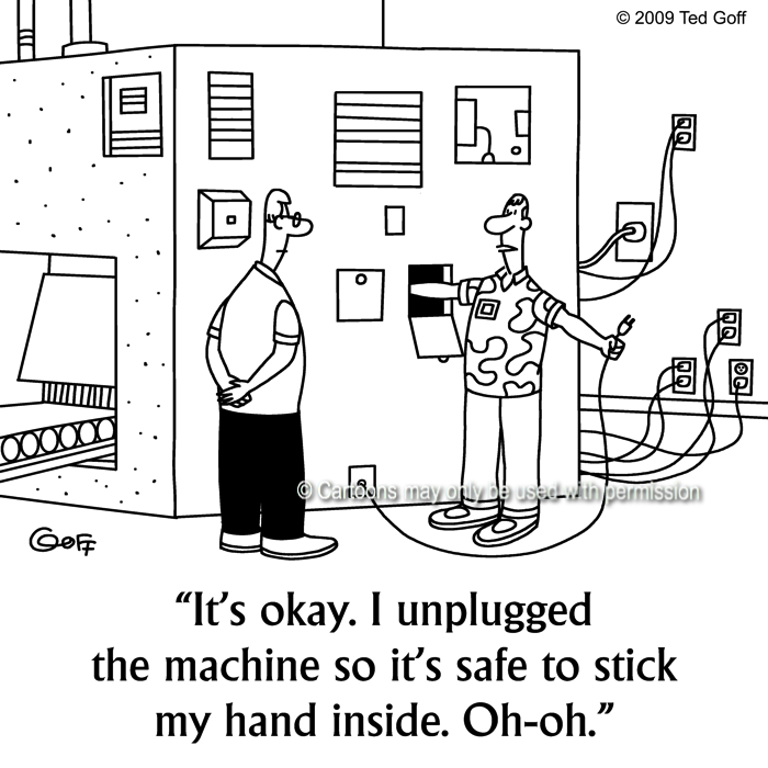 Cartoon about safety