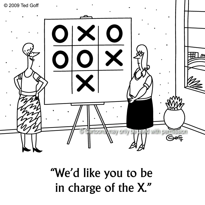 Cartoon about management